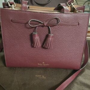 Kate Spade Plum Leather Crossbody Bag